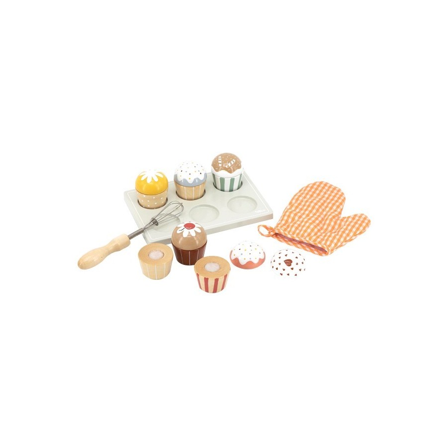 Cupcake set - hout