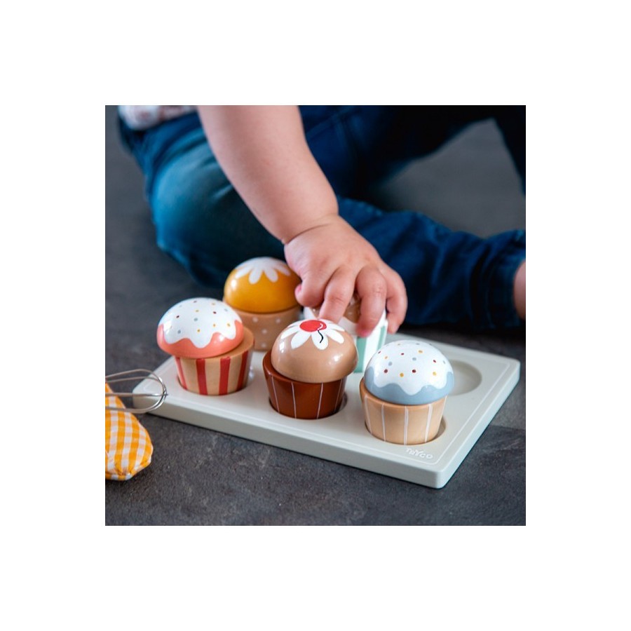 Cupcake set - hout