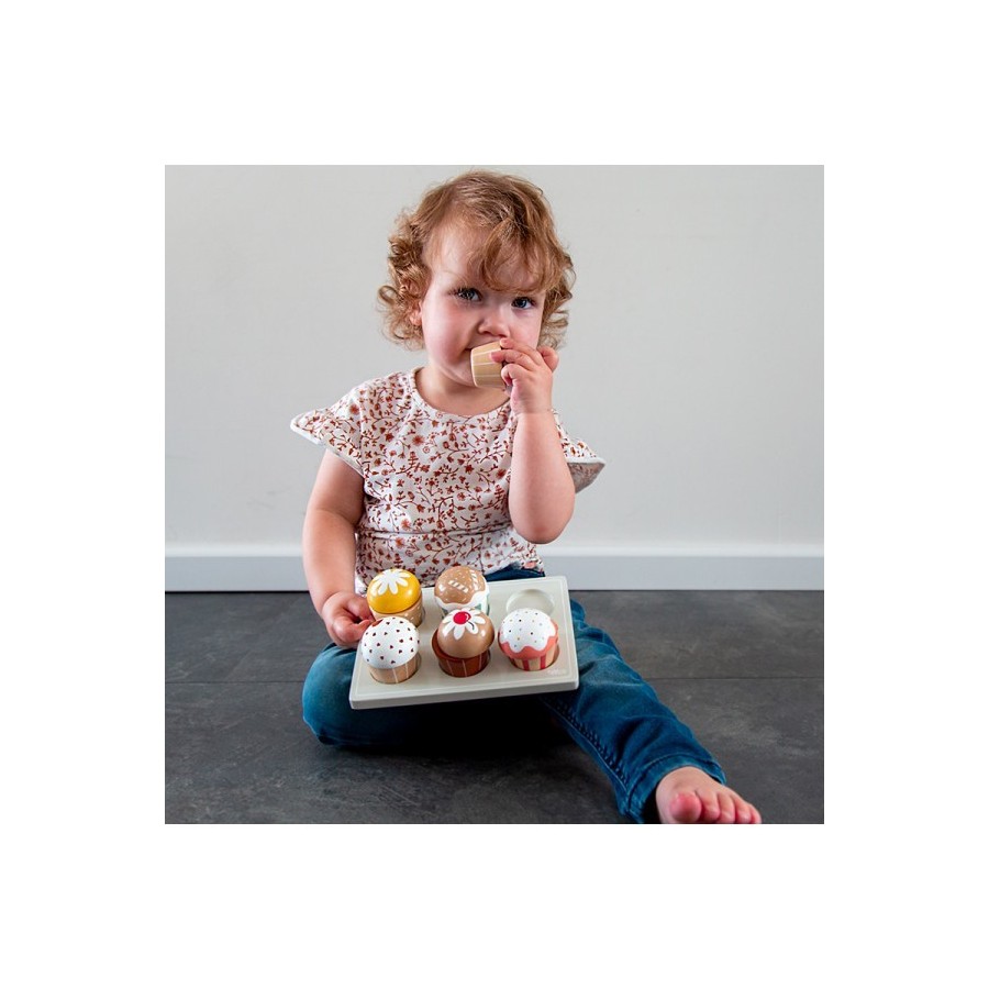 Cupcake set - hout
