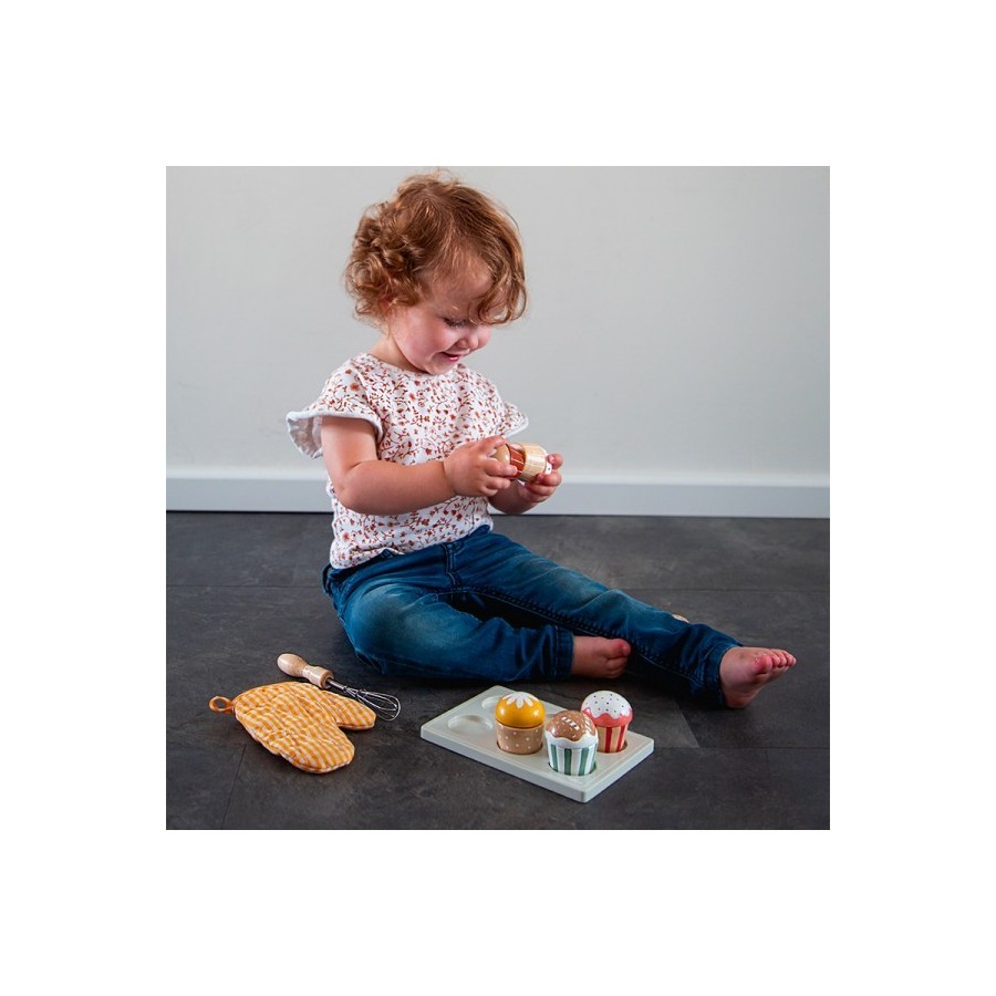 Cupcake set - hout