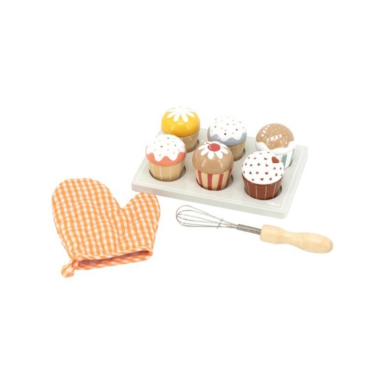 Cupcake set - hout