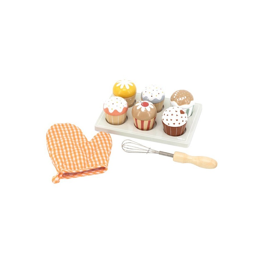Cupcake set - hout